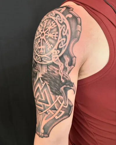 Tattoo by Adam Crane